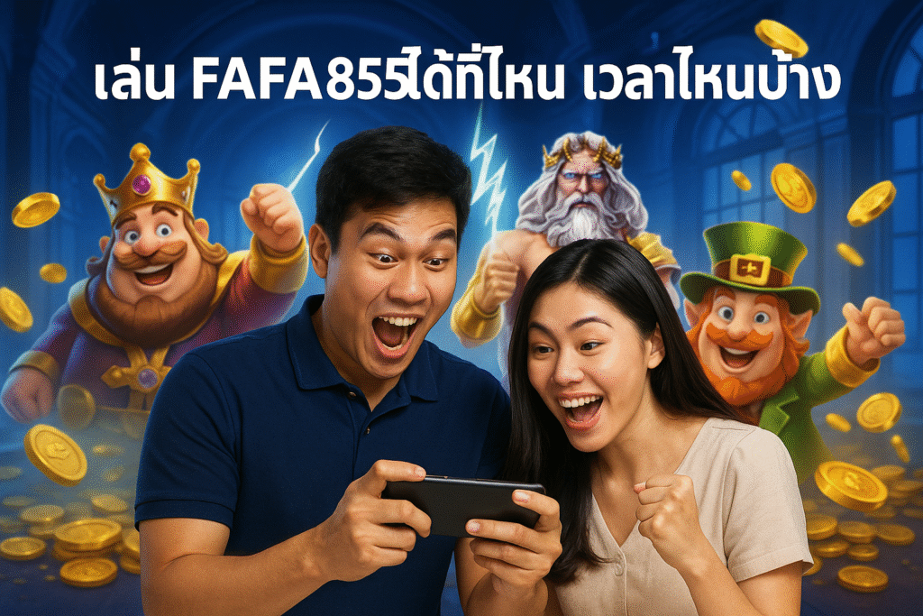 เล่น FAFA855 ได้ที่ไหน เวลาไหนบ้าง
