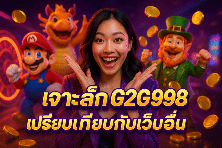 เจาะลึก G2G998 เปรียบเทียบกับเว็บอื่น